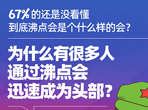 67%的還是沒看懂：到底沸點會是個什么樣的會？為什么有很多人通過他迅速成為頭部